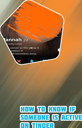 Tinder recently active